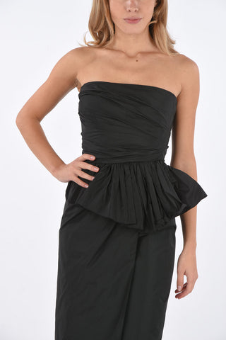 Strapless MATTEO Sheath Dress with Ruffle