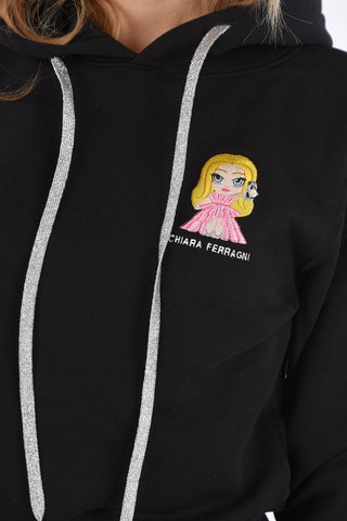 embroidered hoodie sweatshirt