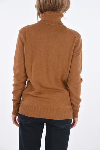 maglia a collo alto in cashmere