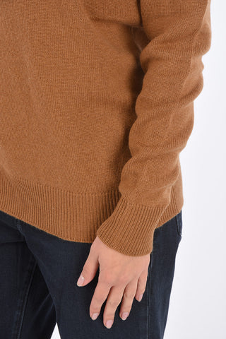 maglia a collo alto in cashmere