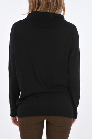 maglia a collo alto in cashmere