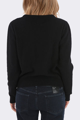 maglia girocollo in cashmere