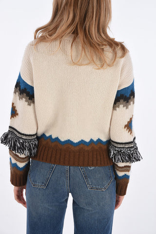 WEEKEND Embroidered oversized BAITA Sweater