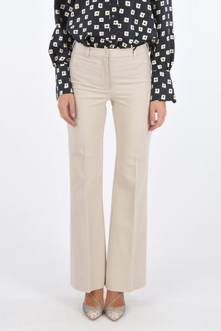 LANDA Palazzo Pants with Belt Loops and Hidden Fastening