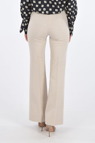 LANDA Palazzo Pants with Belt Loops and Hidden Fastening