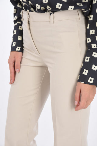LANDA Palazzo Pants with Belt Loops and Hidden Fastening