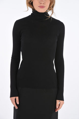 Ribbed Turtleneck Sweater