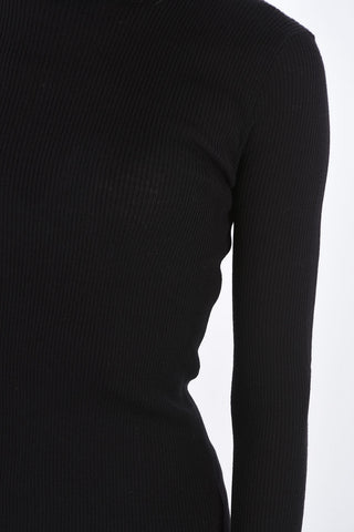 Ribbed Turtleneck Sweater