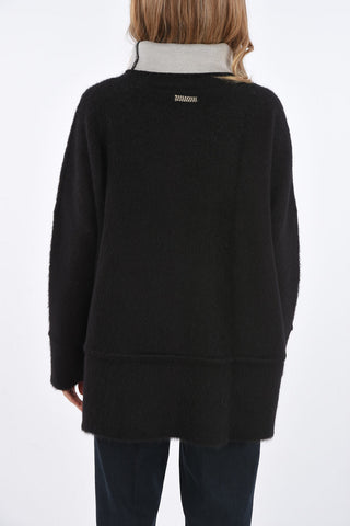 Oversized turtle-neck sweater