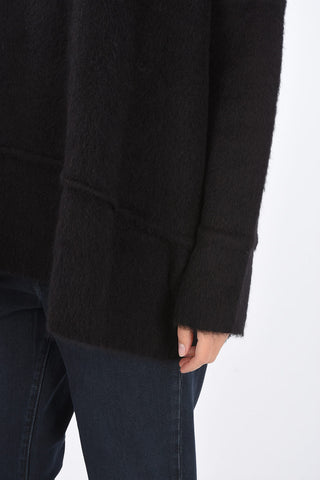 Oversized turtle-neck sweater