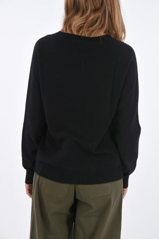 STUDIO wool and cashmere crew-neck cardigan