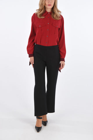 Quilted Pants with Side Zip