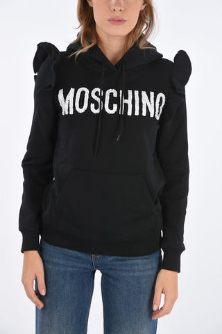 COUTURE! Felpa con ricamo ed Logo