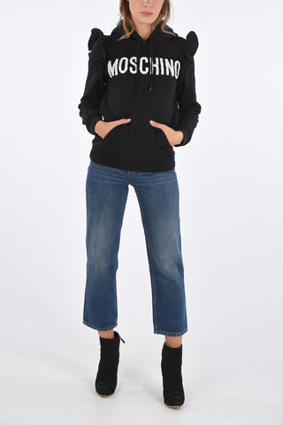 COUTURE! Felpa con ricamo ed Logo