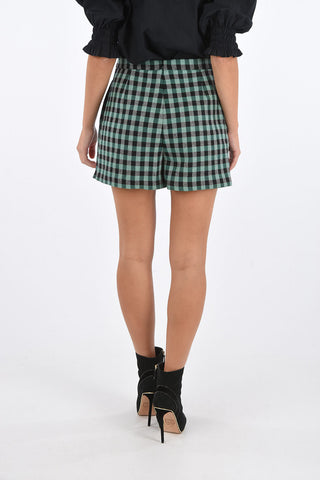 shephard's check skort