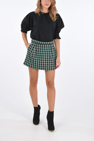 shephard's check skort