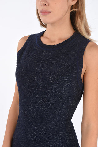 Stretch GALAXY LUX Sleeveless Lurex Dress