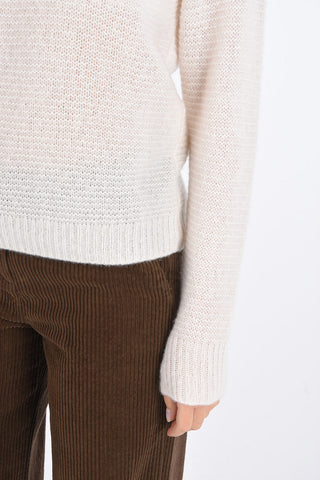 maglia girocollo SATRAPO in seta e in cashmere