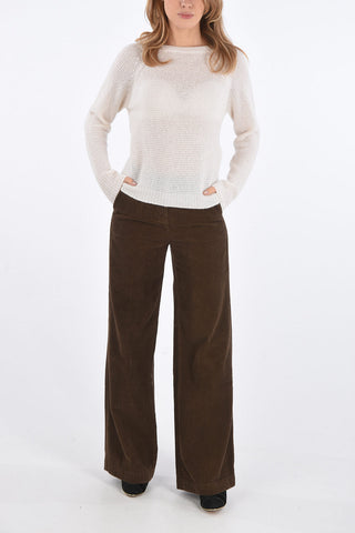silk and cashmere SATRAPO crew-neck sweater