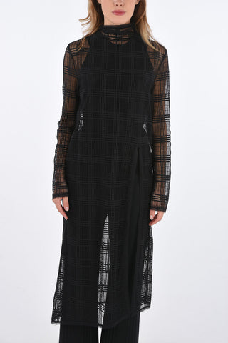 asymmetric sheer maxi top