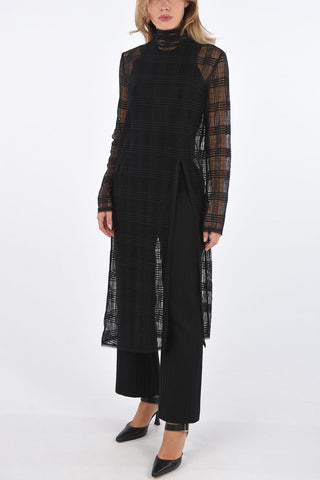 asymmetric sheer maxi top