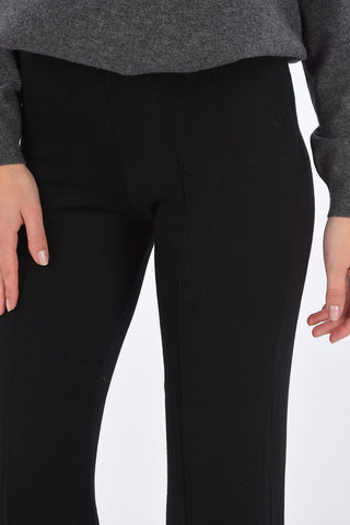 wool drawstring waist palazzo pants