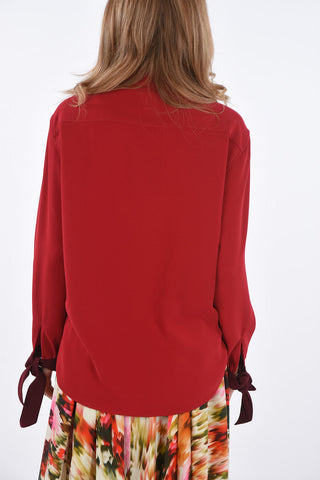 Standard Collar Shirt with Knotted Cuff