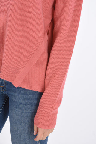 Asymmetrical Crew-neck Sweater
