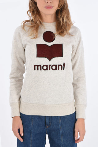 ETOILE Crew-neck MILLY Sweatshirt with velvet embroidery