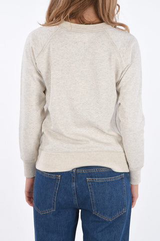ETOILE Crew-neck MILLY Sweatshirt with velvet embroidery