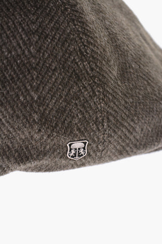Twill Wool Flat Cap