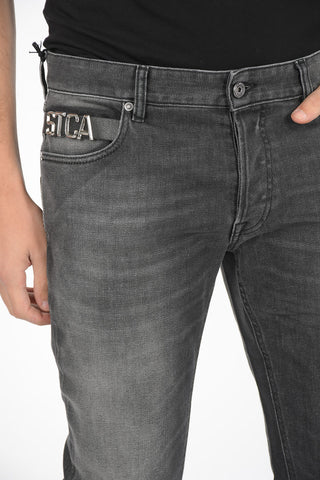 17.5cm stretch denim jeans