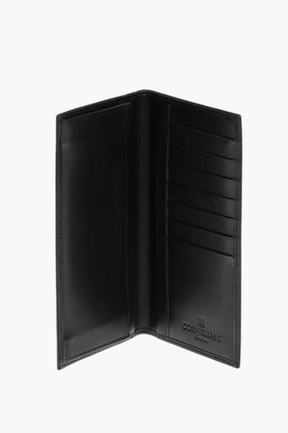 Leather Card Holder with Vertical Compartments