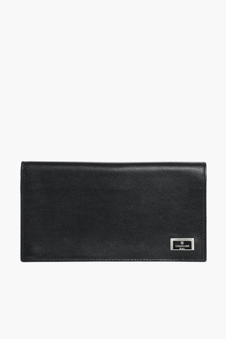Leather Card Holder with Horizontal Compartments