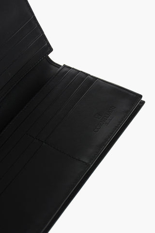 Leather Card Holder with Horizontal Compartments