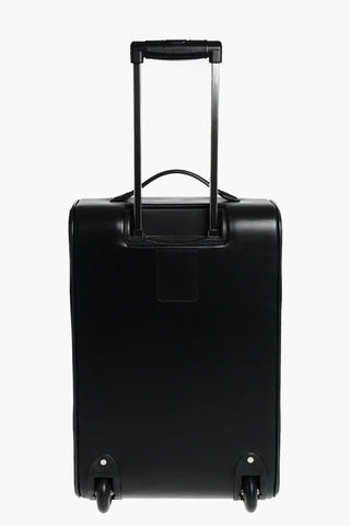 2 Compartments Leather Trolley