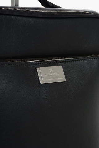 2 Compartments Leather Trolley