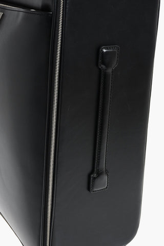 2 Compartments Leather Trolley