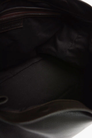 Textured Leather Crossbody Travel Bag