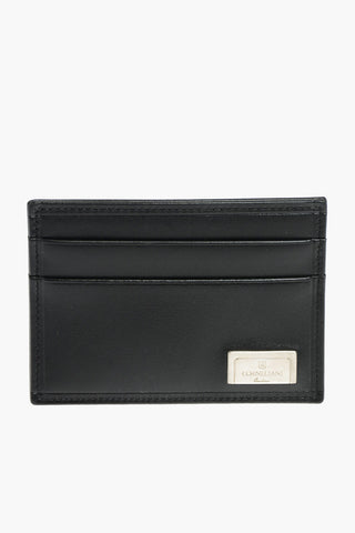 Leather Card Holder with Logo