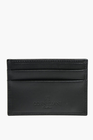 Leather Card Holder with Logo