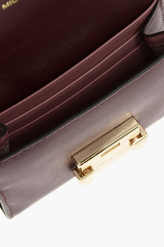leather card holder with removable chain