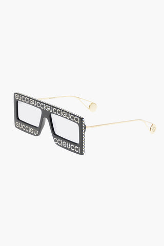 mirrored lenses rectangular sunglasses