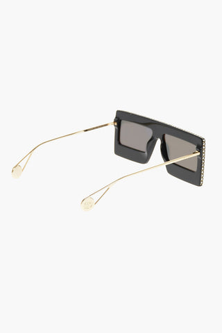 mirrored lenses rectangular sunglasses