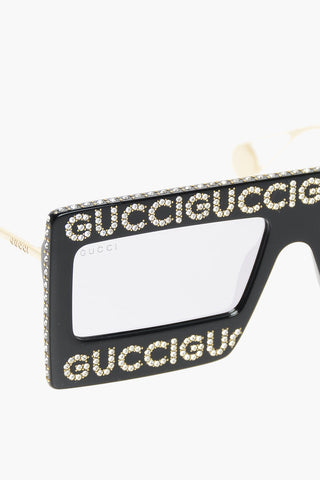 mirrored lenses rectangular sunglasses