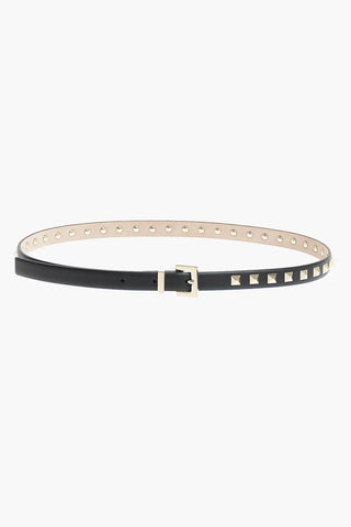 GARAVANI 15mm leather studded belt