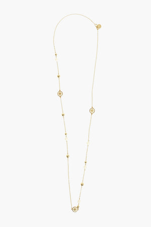 brass necklace