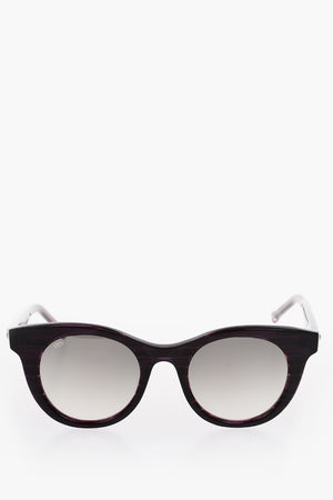 Oversized Kunststoff-Sonnenbrille