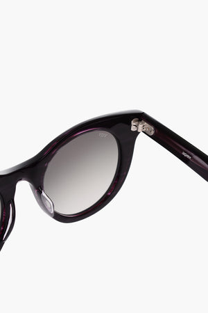 Oversized Kunststoff-Sonnenbrille