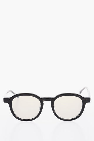 Turtle Printed Rounded Sunglasses